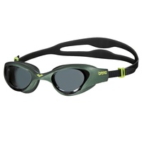 ARENA THE ONE SWIMMING GOGGLES, BLACK - DEEP GREEN / SMOKE LENS