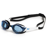 Arena Cobra Edge Swipe Tinted Swimming Goggles BLU/WHT/BLK, Racing Swim Goggles