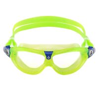 Aqua Sphere Seal Kid 2 Swimming Mask, Lime/Blue - Clear Lens Kids Goggles