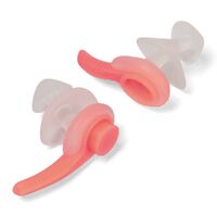 Speedo Biofuse Earplug - Orange & Clear, Swimming Ear Plugs, Aquatic Earplug