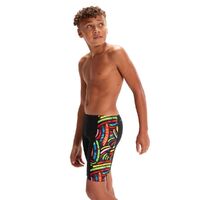 Speedo Boys Digital Panel Jammer - brushstrokes, Boys Speedo Swimwear