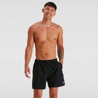 Speedo Men's Prime Leisure 16" Watershort - Black - Men's Swim Shorts