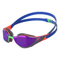 Speedo Pure Focus Mirror Goggle - Cobalt Pop/Volcanic Orange/Green Glow/Flash Purple