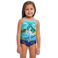 Funkita Wildermess ECO Toddler Girls Printed One Piece Swimwear, Toddler Girls One Piece Swimwear
