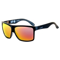 Liive Vision Sunglasses - Hoy 4 Mirror Polarized Black - Floating Frame, Live Sunglasses