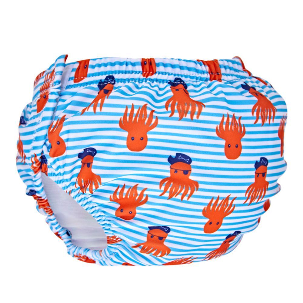 Zoggs Octo Pirate Adjustable Swim Nappy - One Size, Baby Swimwear ...