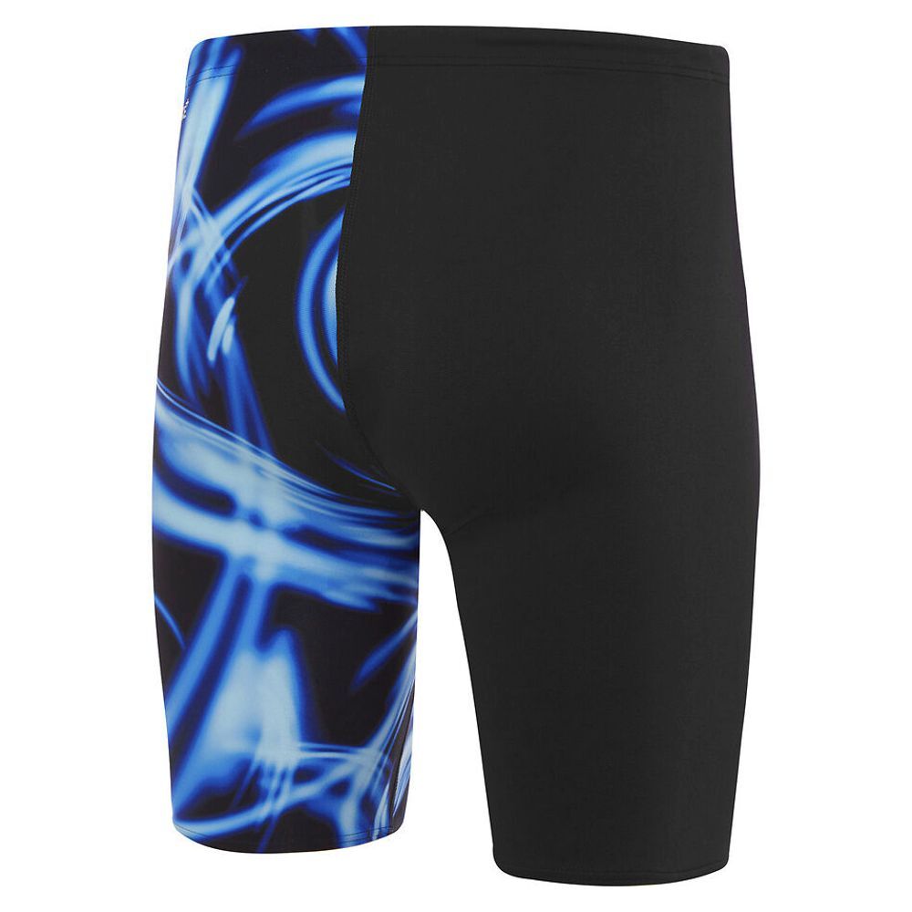 Speedo Men's Flame Digital V-Cut Jammer - Black/Beautiful Blue - Area13 ...