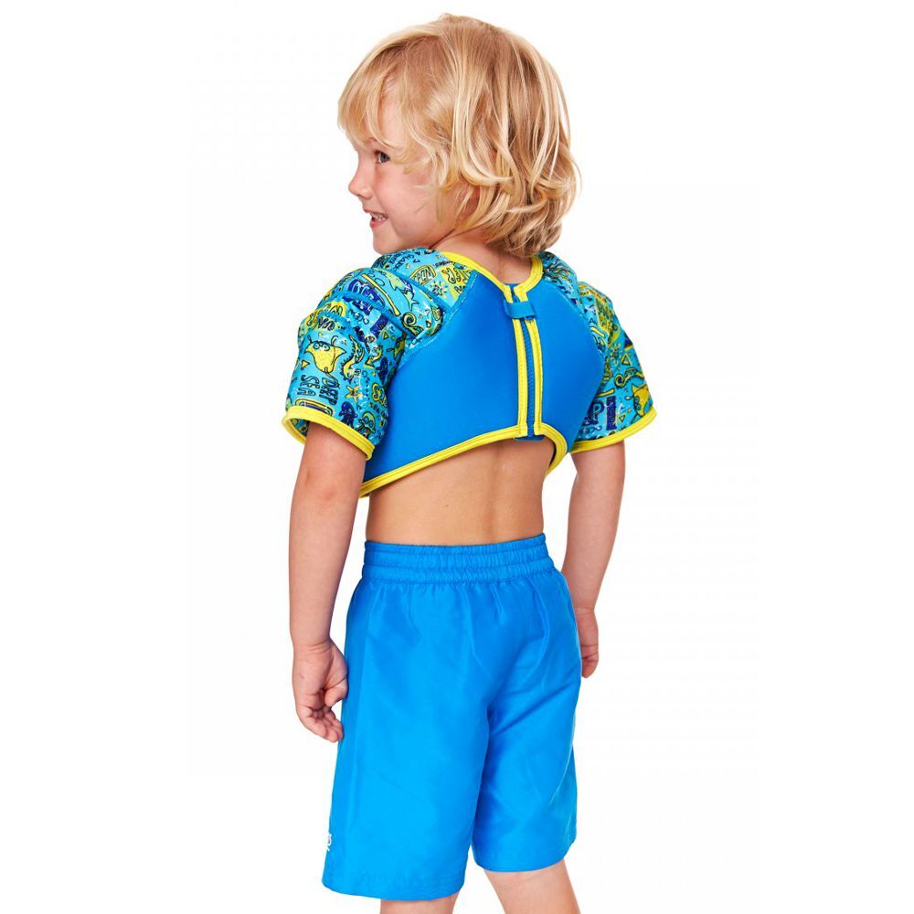 Zoggs Deep Sea Water Wing Swim Jacket With Arms Age 2-3 4-5 Blue Shark Boys £26 