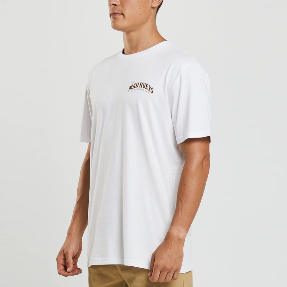 The The Mad Hueys Cookedaburra II SS Men's T Shirt - White - Area13.com.au