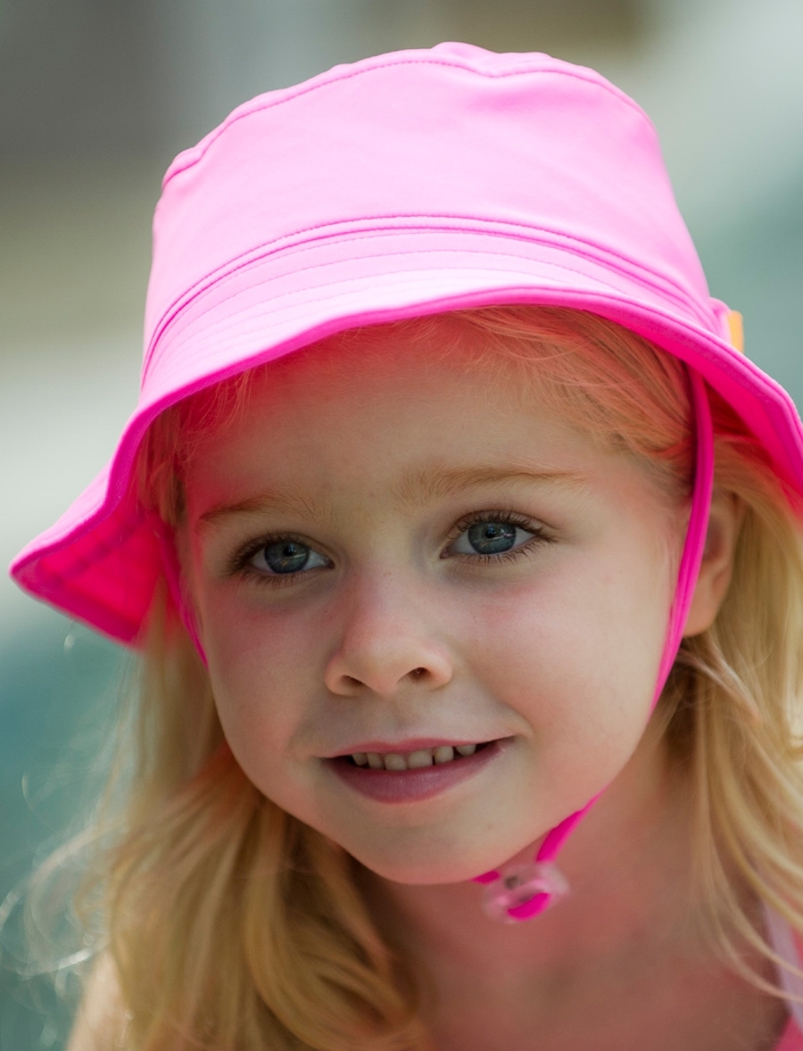 ESCARGOT TODDLER SWIM HAT PINK, CHILDREN'S HATS, KIDS HATS