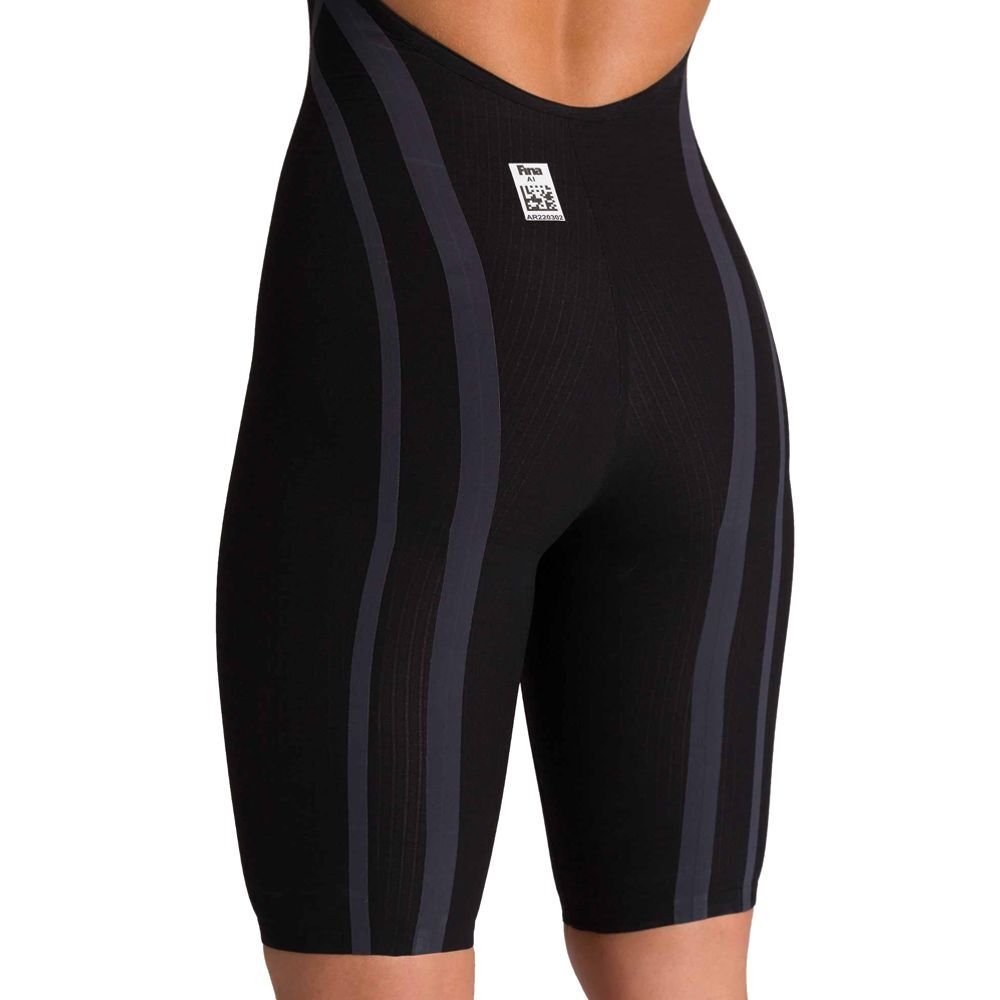 Women's Powerskin CarbonCore FX Open Back Swimming Race Suit Black