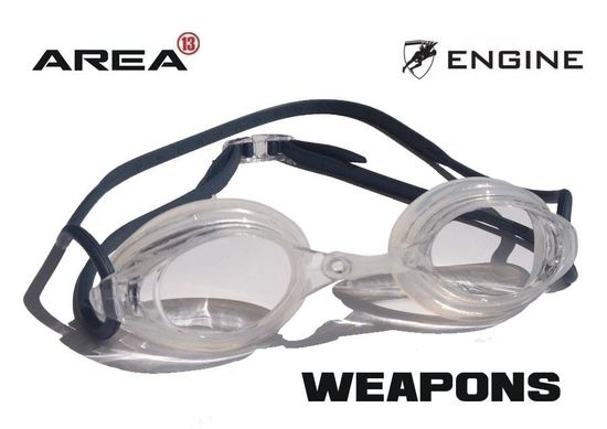 Engine Weapon Swimming Goggles Classic Clear Clear Lens Swimming Goggles