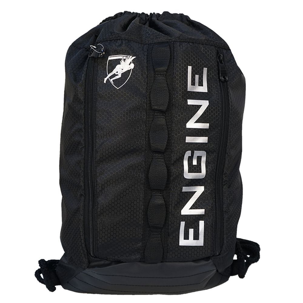 Engine Swim Draw Backpack Black Swim Bag