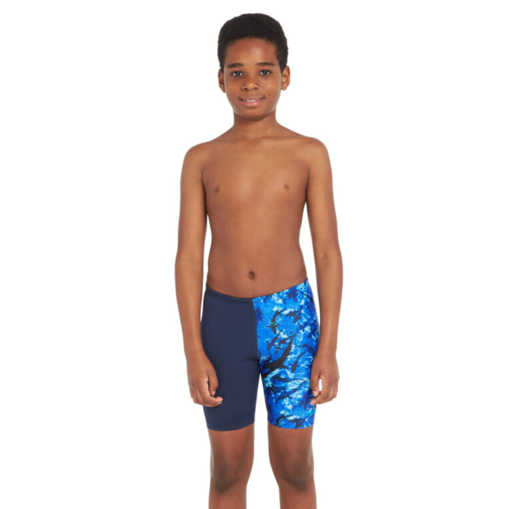 Zoggs Boys Abyss Mid Jammer, Boys Jammer Swimwear - Area13.com.au