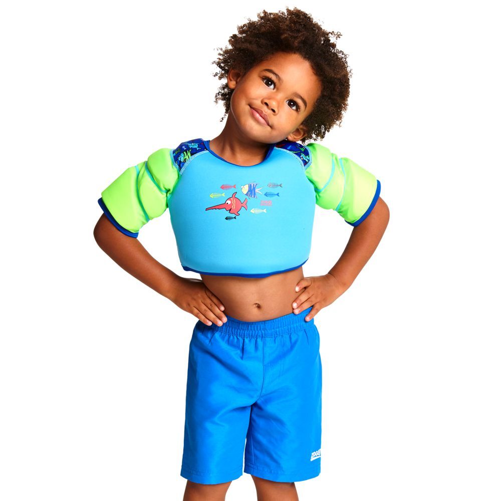 Zoggs Sea Saw Water Wings Swimming Vest - Blue - Children's Swim Jacket ...