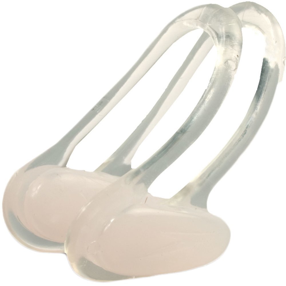 SPEEDO UNIVERSAL NOSE CLIP CLEAR, SWIMMING NOSE CLIP, AQUATIC NOSE PLUGS