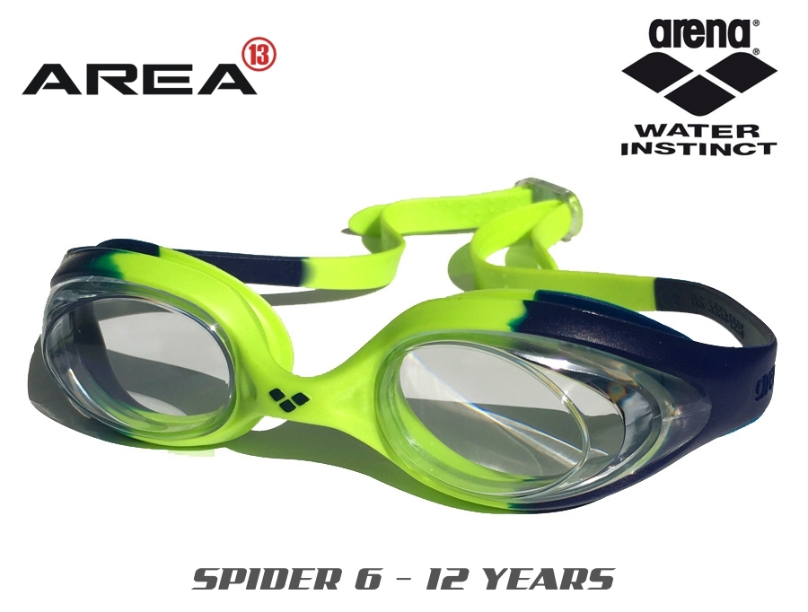 Arena Training Spider Junior Swimming Goggle Blue Age 6-12 yrs old 