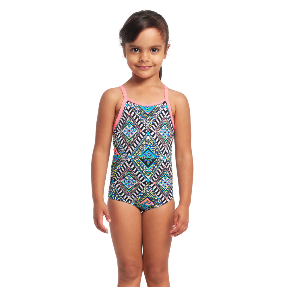 Funkita Weave Please Toddler Girls Printed One Piece Swimwear - Area13 ...