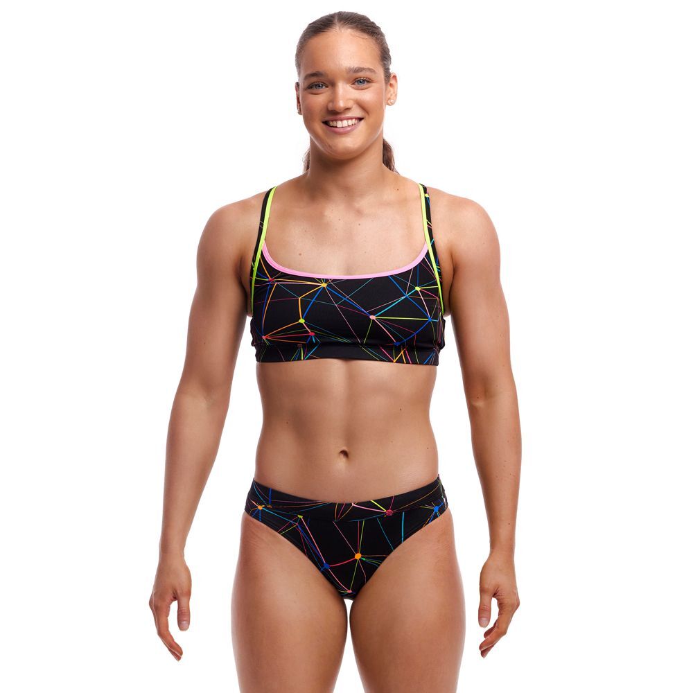 Funkita Women s Star Sign ECO Sports Bikini Two Piece Swimwear Area13