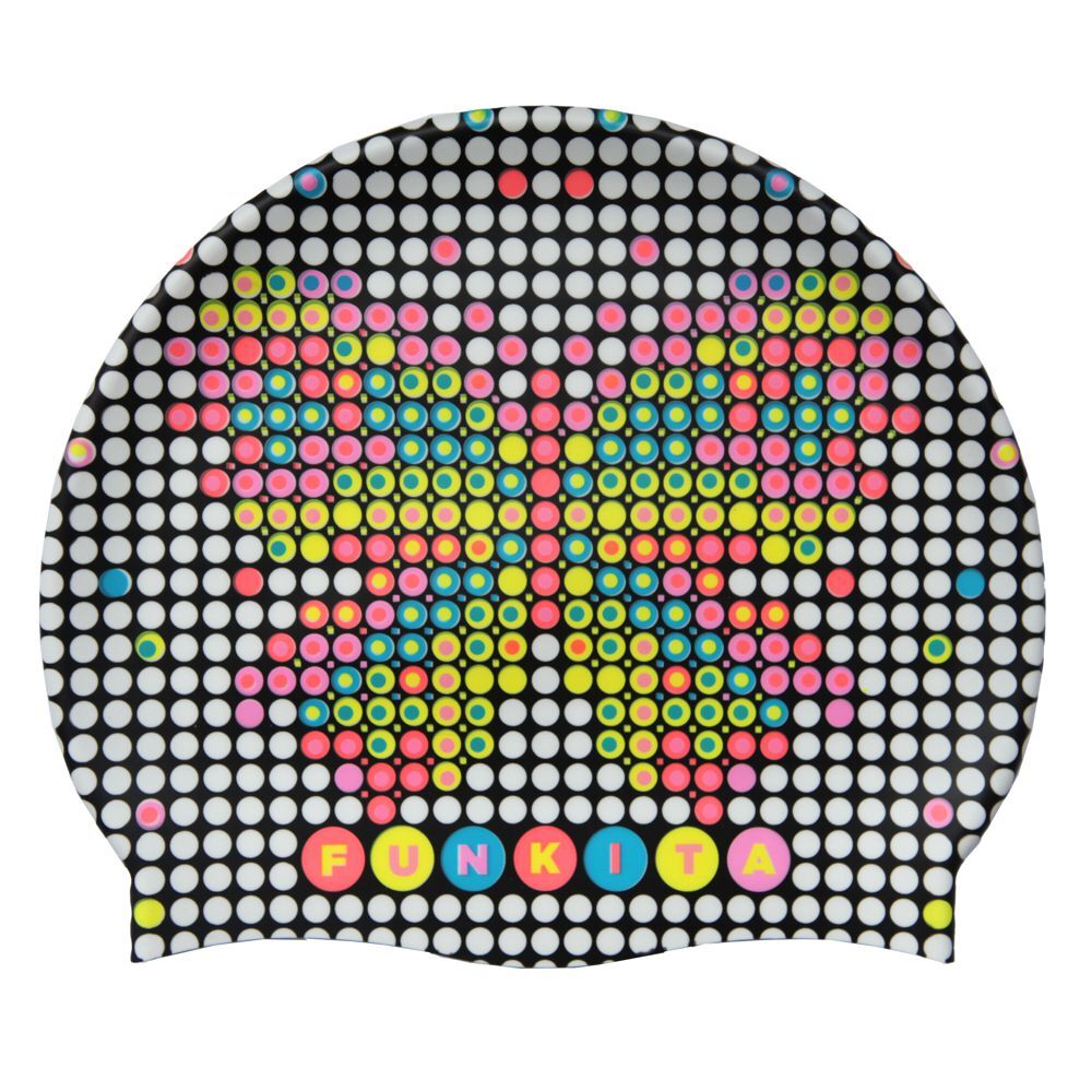 Funkita Snow Flyer Swim Cap, Swimming Cap, Silicone Swim Cap Area13