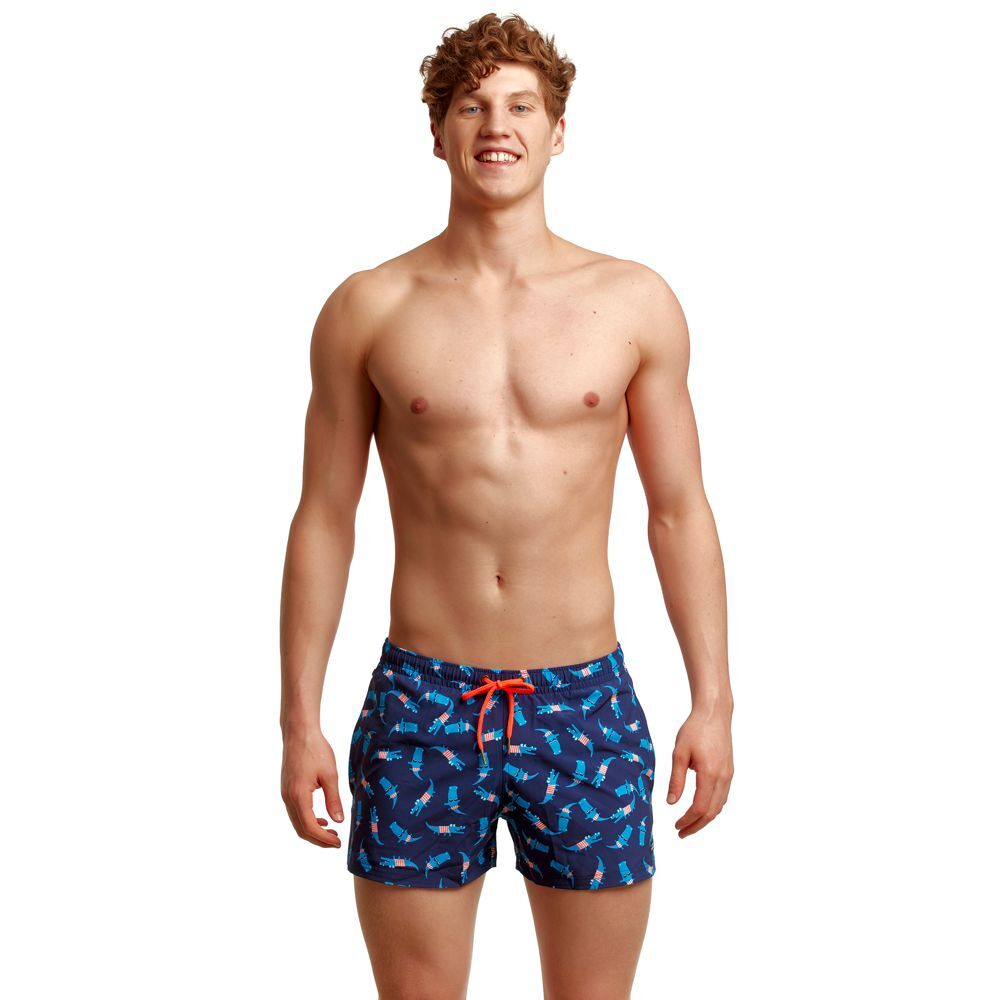 Funky Trunks Men's Croc Top Shorty Shorts Short Swimwear - Area13.com.au