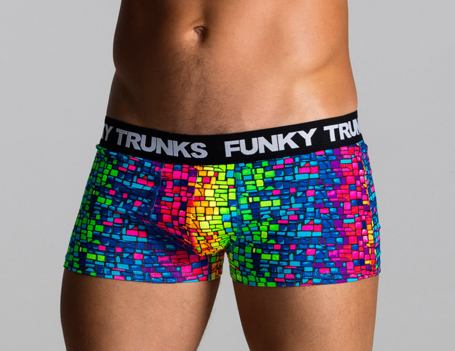 MULTICOLORED MEN'S TRUNK MASTER CARAMBA - Men's underwear PULLIN