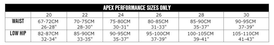 Viper Size Chart