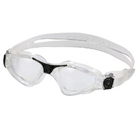 Aqua Sphere Kayenne Swimming Goggles, Clear Lens/Clear/Black  Triathlon Goggle, Training Goggle