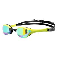 Arena Cobra Ultra Swipe Outdoor Swimming Goggles, Emerald/Cyber/Lime, Racing Swim Goggles