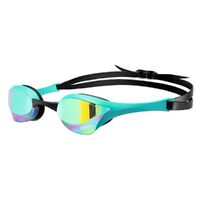Arena Cobra Ultra Swipe Outdoor Swimming Goggles, Emerald/Peacock, Racing Swim Goggles