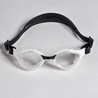 Arena Air Bold Swipe Swimming Goggles, White - Clear Lens