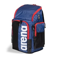 Arena Spiky lll Backpack Navy/Red Melange 45L Team Backpack, Swimming Backpack