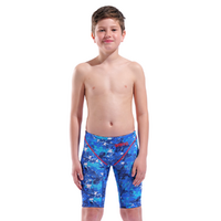 Arena Powerskin ST Next 204 - Splashy Junior Boys Jammer Swimming Race Suit, Junior Swim Race Suit