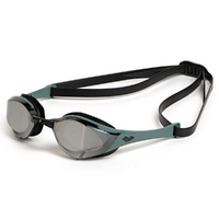 Arena Cobra Edge Swipe Mirror Swimming Goggles SLV/SAG/BLK, Racing Swim Goggles