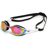 Arena Cobra Edge Swipe Mirror Swimming Goggles VLT/WHT/BLK, Racing Swim Goggles