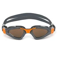 Aqua Sphere Kayenne - Polarised Lens Swimming Goggles, Grey/Orange, Fitness & Training Goggle