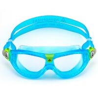 Aqua Sphere Seal Kid 2 Swimming Mask, Aqua Blue - Clear Lens Kids Goggles