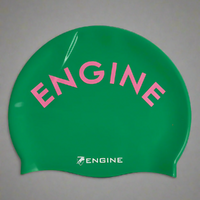 Engine Santorini Swim Cap, Swimming Cap, Silicone Swim Cap - Apple