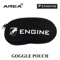 Engine Goggle Pouch Black, Goggle Case, Swimming Goggle Case