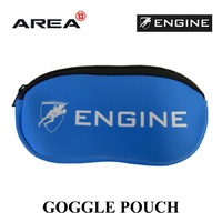 Engine Goggle Pouch Blue, Goggle Case, Swimming Goggle Case