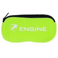 Engine Goggle Pouch Lime Green, Goggle Case, Swimming Goggle Case