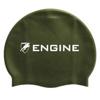 Engine Solid Metallic Army Swim Cap, Swimming Cap, Silicone Swim Cap, Swimming Gear