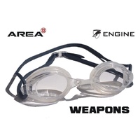 Engine Weapon Swimming Goggles, Classic Clear, Clear Lens Swimming Goggles