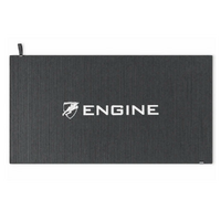Engine Swim and Gym Micro Towel Black, Swimming Towel, Quick Dry Towel, Sports Towel, Travel Towel