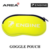 Engine Goggle Pouch Yellow, Goggle Case, Swimming Goggle Case