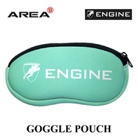 Engine Goggle Pouch Teal, Goggle Case, Swimming Goggle Case