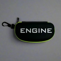 Engine Hard Shell Goggle Case, Swimming Goggle Case - Green