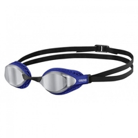 Arena Air Speed Mirror Swimming Goggles, Silver, Blue - Racing Goggles