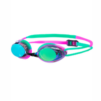 Vorgee Missile Fuze Swimming Goggle, Rainbow Mirrored Aqua/Pink, Swimming Goggles