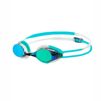 Vorgee Missile Fuze Swimming Goggle, Rainbow Mirrored Aqua/White, Swimming Goggles